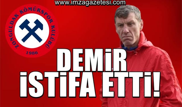 Zonguldak Kömürspor'da Şenol Demir dönemi sona erdi!