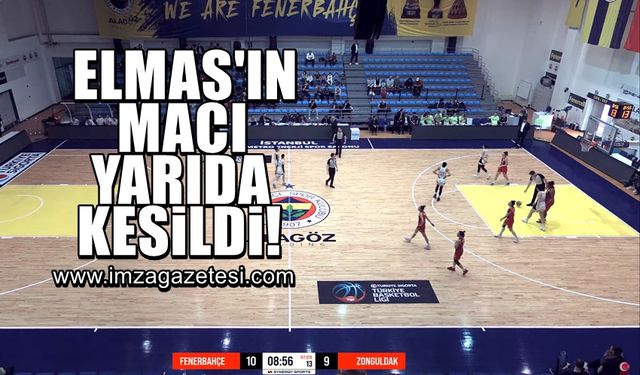 Zonguldak Spor Basket 67'nin maçına ara verildi!