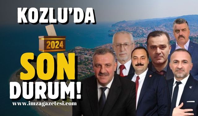 Kozlu'da 2024 yerel seçim sonuçları anlık ve en doğru sonuçlarla İmza'da...