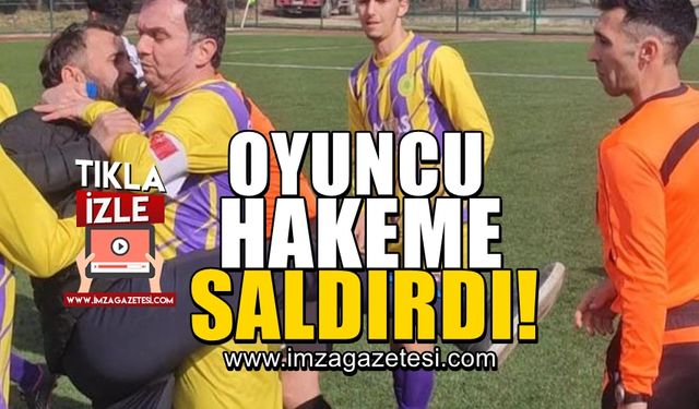 Bartın'da oynanan maçta hakeme saldırı!