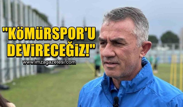 Bursaspor Teknik Direktörü Ümit Şengül, "Zonguldak Kömürspor'u devireceğiz"