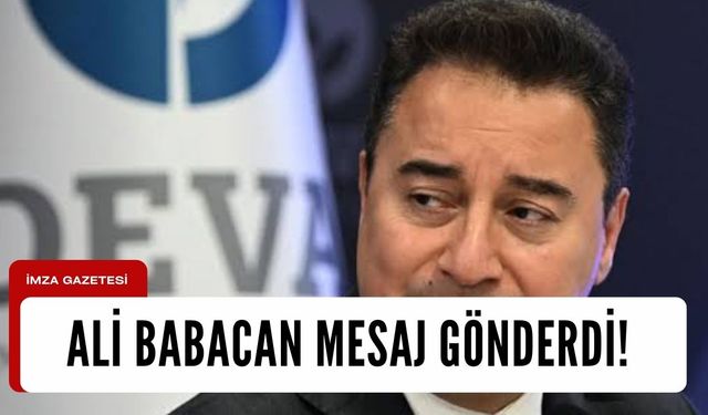 Ali Babacan Zonguldaklılara mesaj attı!