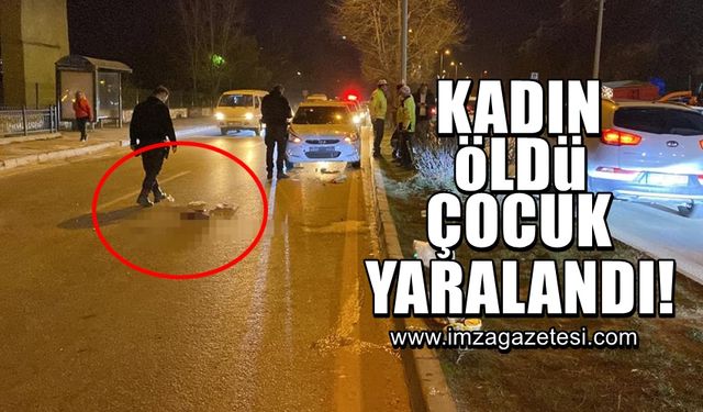 Feci kazada babaanne hayatını kaybederken torunu yaralandı!