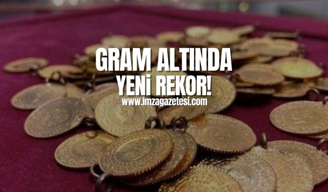 Gram altında yeni rekor!