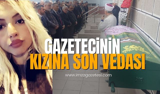 Gazeteci Hüseyin Ciğeroğlu'nun kızı son yolculuğuna uğurlandı.