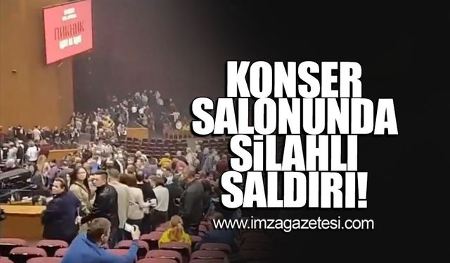 Konser salonunda silahlı saldırı!