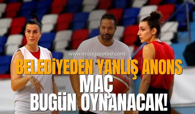 Zonguldak Spor Basket 67’nin maçı yarın oynanacak!