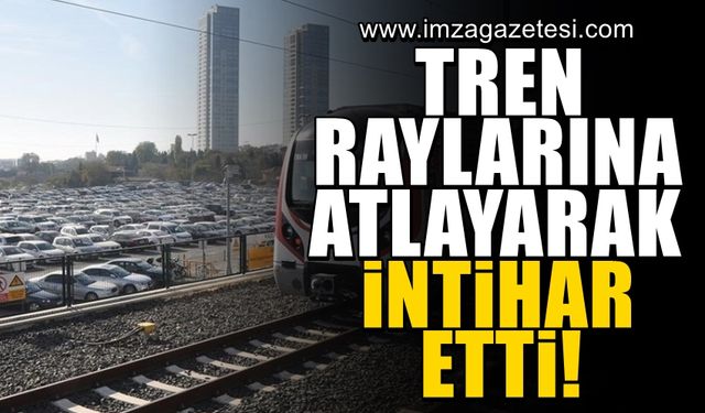 Kadıköy'de bir vatandaş, Marmaray'ın önüne atlayarak intihar etti!