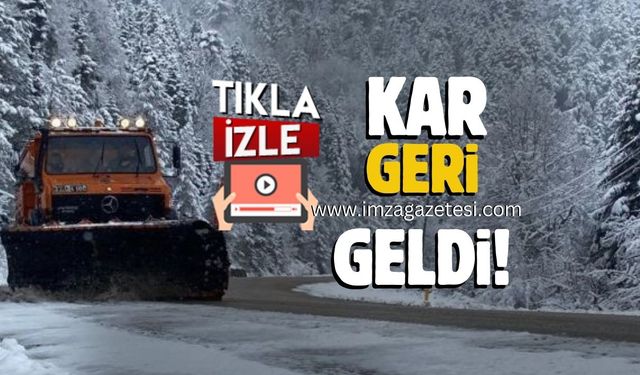 Batı Karadeniz beyaza büründü!