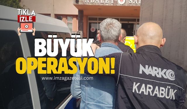 Karabük'te büyük operasyon! Suçlulara darbe vuruldu