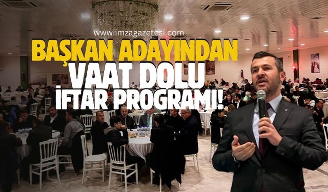 AK Parti Karabük Belediye Başkan Adayı Özkan Çetinkaya'dan vaat dolu iftar programı!
