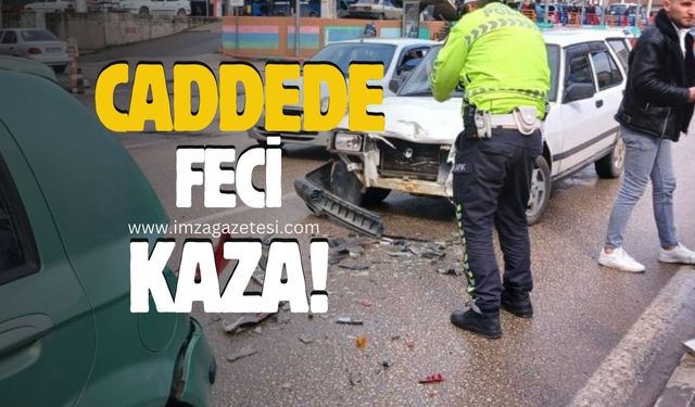 Zonguldak Caddesi’nde feci kaza!