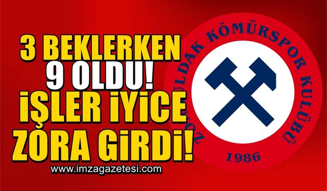 Rakipler puan kaybetti derken gelen mağlubiyet… Zonguldak Kömürspor'da işler iyice zora girdi!