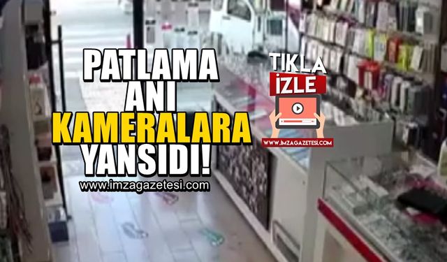 Tamir için bırakılan telefonun bataryası bir anda patladı!