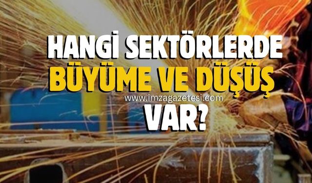 TÜİK açıkladı! Hangi sektörlerde büyüme, hangi sektörlerde düşüş gözlendi?