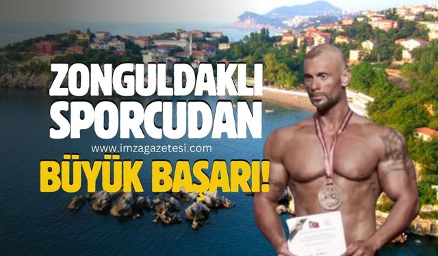 Zonguldaklı sporcudan büyük başarı!