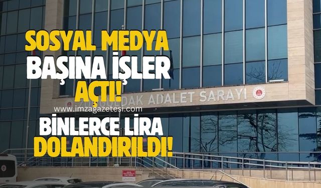 Zonguldak'ta sosyal medya dolandırıcılığı! Binlerce lirasından oldu