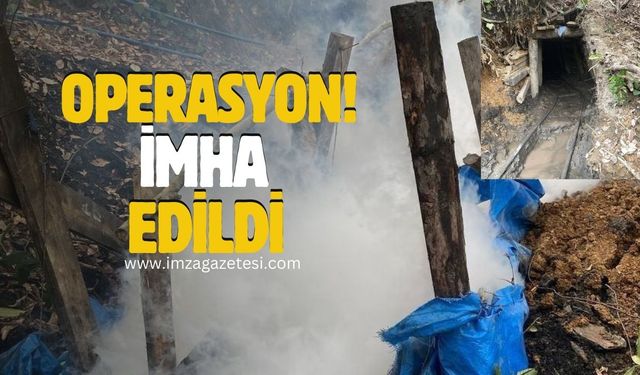 Ruhsatsız maden ocaklarına operasyon! Zonguldak'ta imha edildi