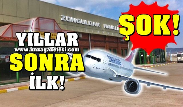 Zonguldak Havalimanında yıllar sonra şok! Neden böyle oldu?