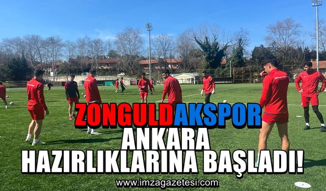 Zonguldak Kömürspor, Ankara Demirspor hazırlıklarına başladı