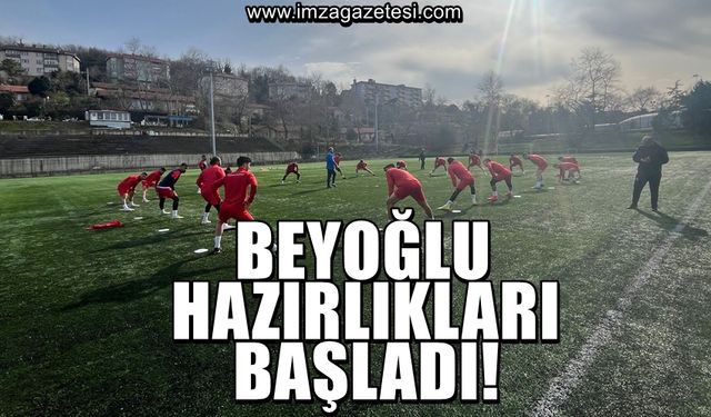 Zonguldak Kömürspor, Beyoğlu Yeni Çarşı FK hazırlıklarına başladı