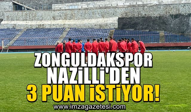 Zonguldak Kömürspor kendi evinde Nazilli Belediyespor’u ağırlıyor! Tek hedef galibiyet