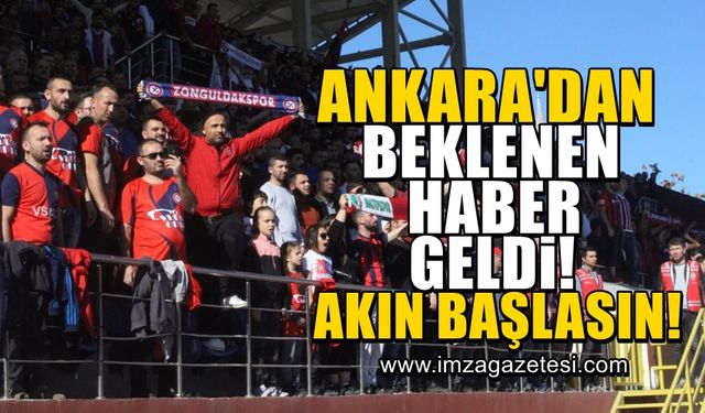 Zonguldak Kömürspor taraftarlarının beklediği haber geldi! Ankara'ya akın edecekler...