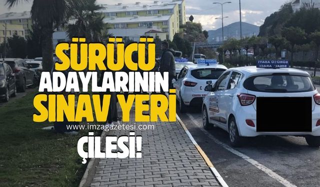 Zonguldak'ta sürücü adayları sınav stresi ve altyapı sorunlarıyla boğuşuyor!