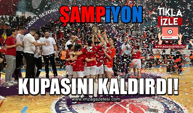 Zonguldak Spor Basket 67 şampiyonluk kupasını kaldırdı!
