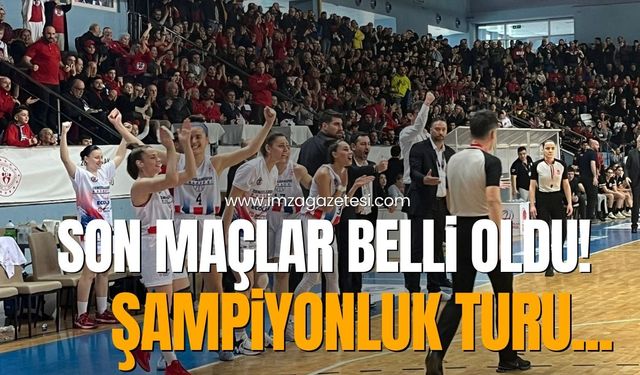 Zonguldak Spor Basket 67’nin son 3 maçının tarihleri belli oldu! Şampiyonluk turu…