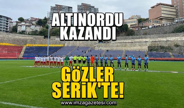 Zonguldakspor berabere, Altınordu kazandı, gözler Serik Belediyespor'da!