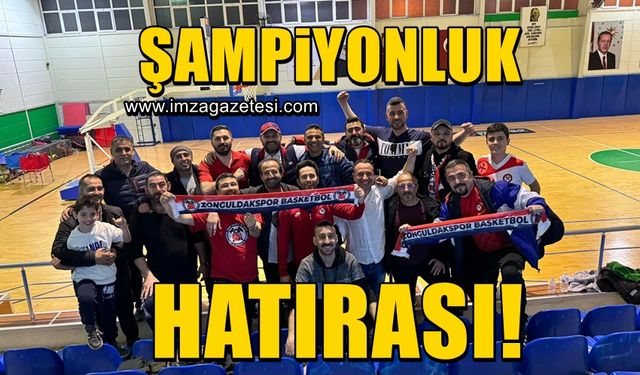 Zonguldaksporlu taraftarlar ve kulüp yönetiminden İzmir’de şampiyonluk pozu!
