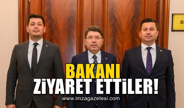 Adalet Bakanını ziyaret ettiler