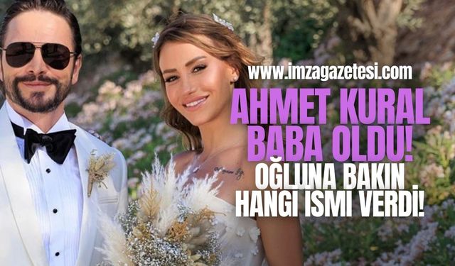 Ahmet Kural ve Çağla Gizem Şahin Çifti, Bebek Müjdesini Paylaştı