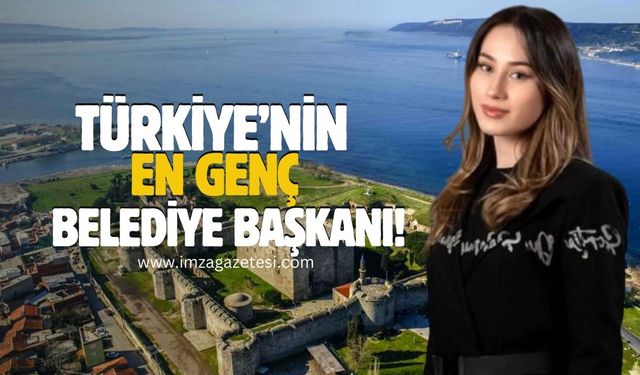 Türkiye'nin en genç belediye başkanı oldu!