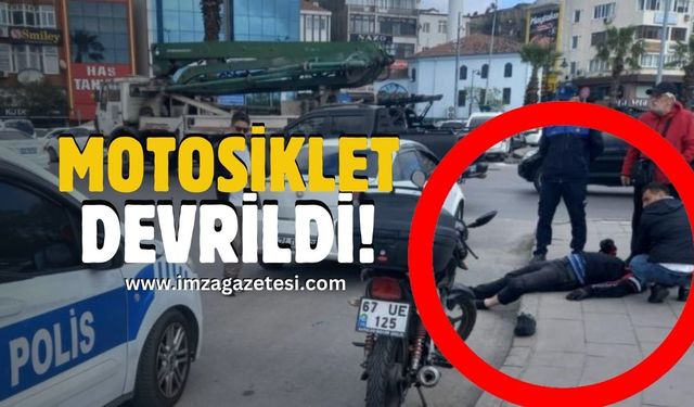 Ereğli'de Motosiklet Kazası!