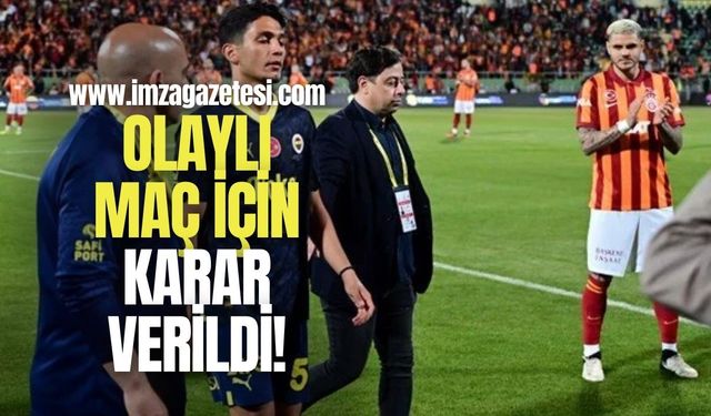 Fenerbahçe ve Galatasaray Süper Kupa Maçı Sonrası Disiplin Kurulu'na Sevk Edildi