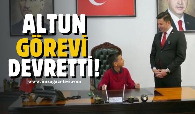 Kamil Altun görevi devretti...