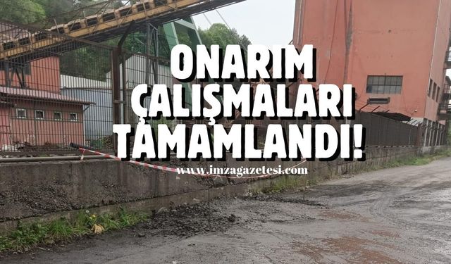 Kozlu Belediyesi onarım çalışmalarını tamamladı!