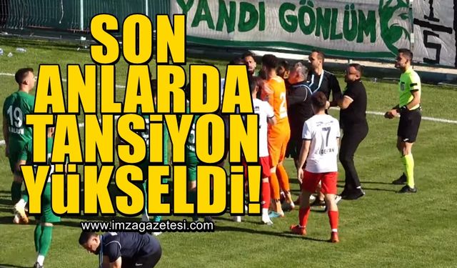 Serik Belediyespor-Zonguldak Kömürspor maçında tansiyon yükseldi!