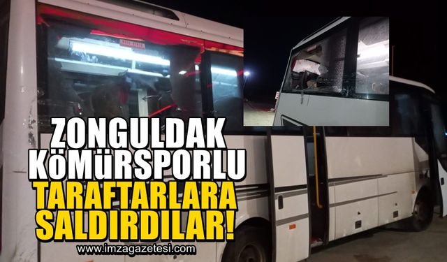 Serik'te Zonguldak Kömürsporlu taraftarlara saldırdılar!