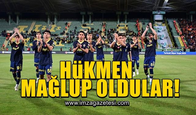 Süper Kupa maçından çekilen Fenerbahçe, hükmen mağlup oldu!