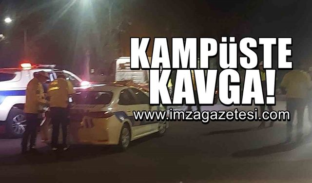 Üniversite kampüsünde kavga! Yaralı ve gözaltılar var...