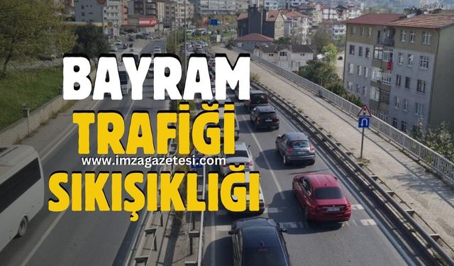 Bayram Dönüşünde Trafik Sıkıştı!