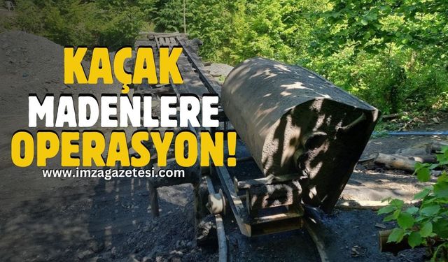 Zonguldak'ta Ruhsatsız İşletilen 3 Maden Ocağı Kapatıldı!