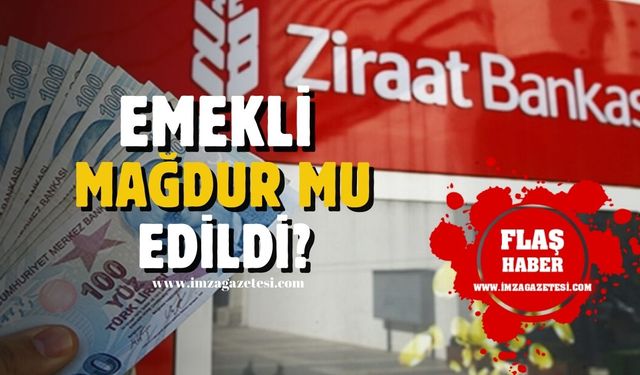 Ziraat Bankası emeklileri mağdur mu etti? Emekli promosonunu bekliyor!