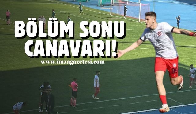 Zonguldak Kömürspor’un bölüm sonu canavarı!