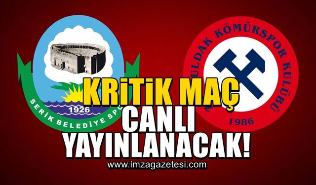 Zonguldak Kömürspor-Serik Belediyespor karşılaşması canlı yayınlanacak!