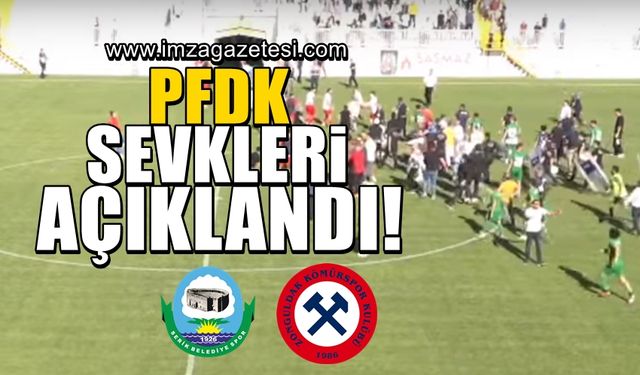 Zonguldak Kömürspor ve Serik Belediyespor PFDK'ya sevk edildi!
