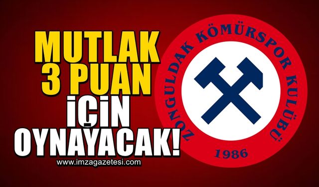 Zonguldak Kömürspor'un hedefi Adıyaman FK karşısında mutlak 3 puan!